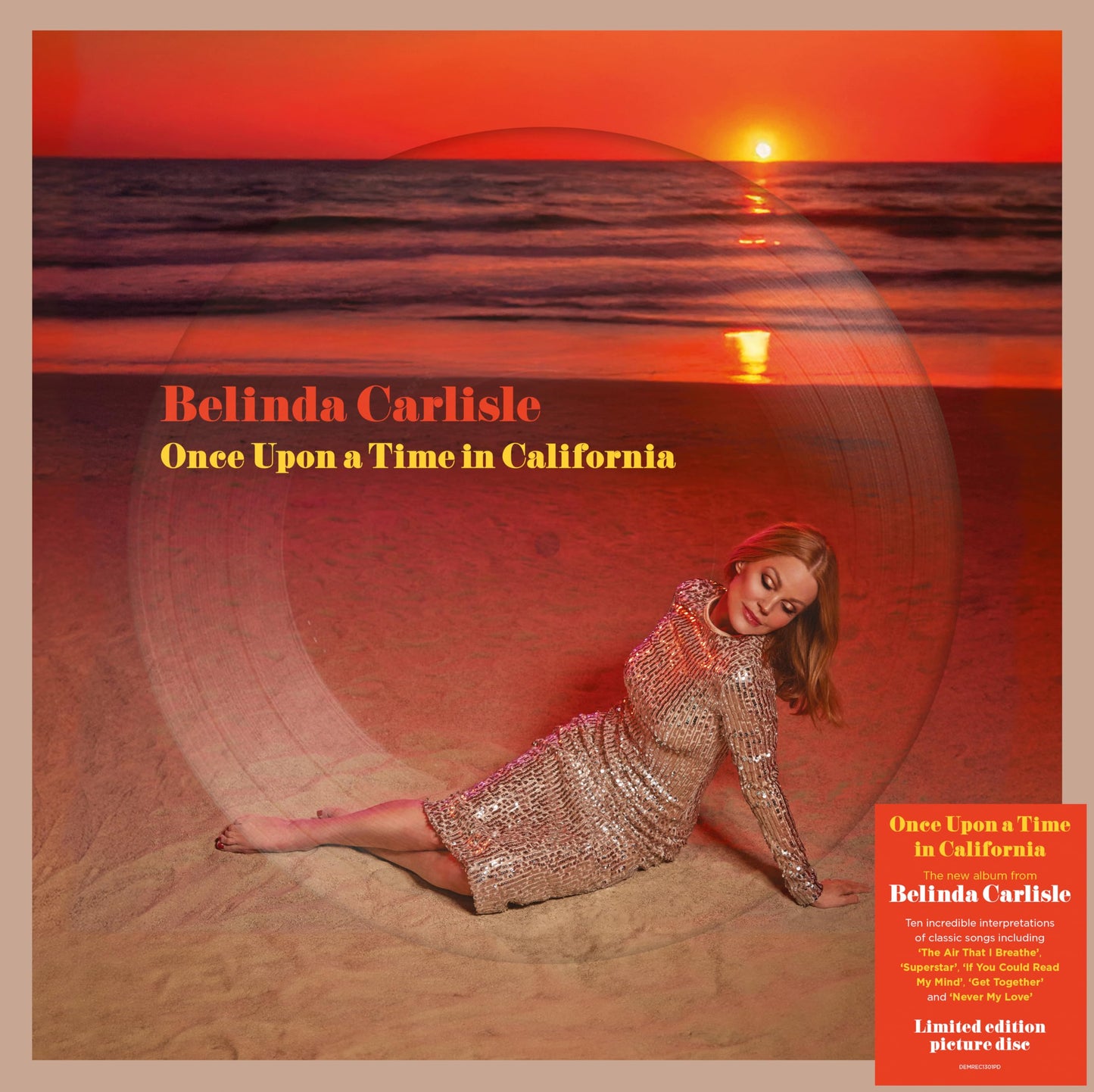 Belinda Carlisle - Once Upon A Time In California - Import Picture Vinyl LP Record Limited Edition