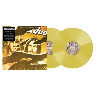 Status Quo - 28th October 1976 Live - Import Yellow Vinyl 2 LP Record