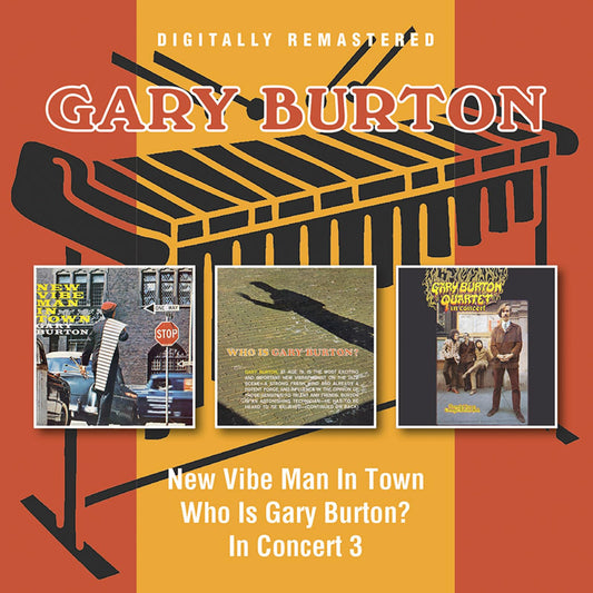 Gary Burton - New Vibe Man in Town/Who Is Gary Burton?/In Concert - Import 2 CD