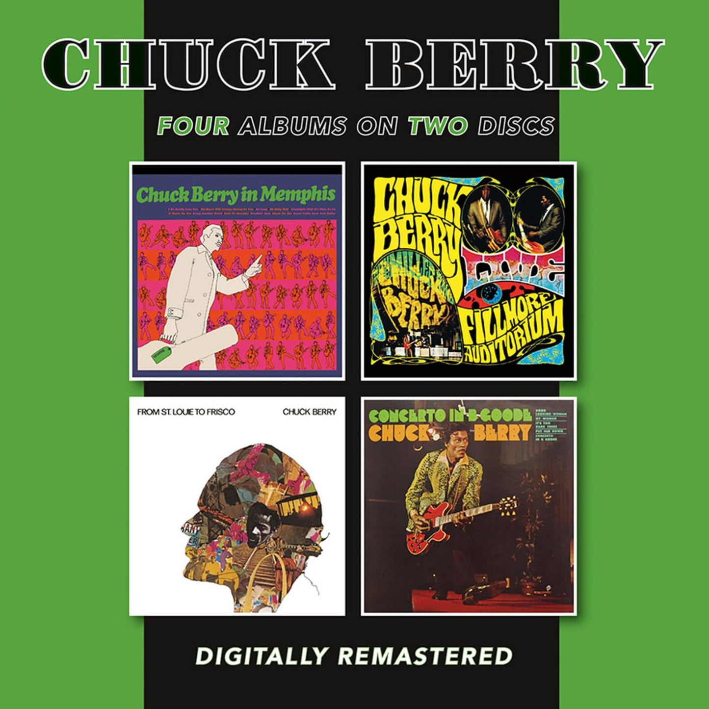 Chuck Berry - In Memphis / Live At The Fillmore Auditorium / From St Louie To Frisco / Concerto B. Goode - Import 2 CD