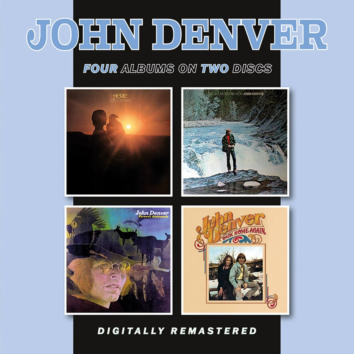 John Denver - Aerie/Rocky Mountain High/Farewell Andromeda/Back Home Again - Import 2 CD