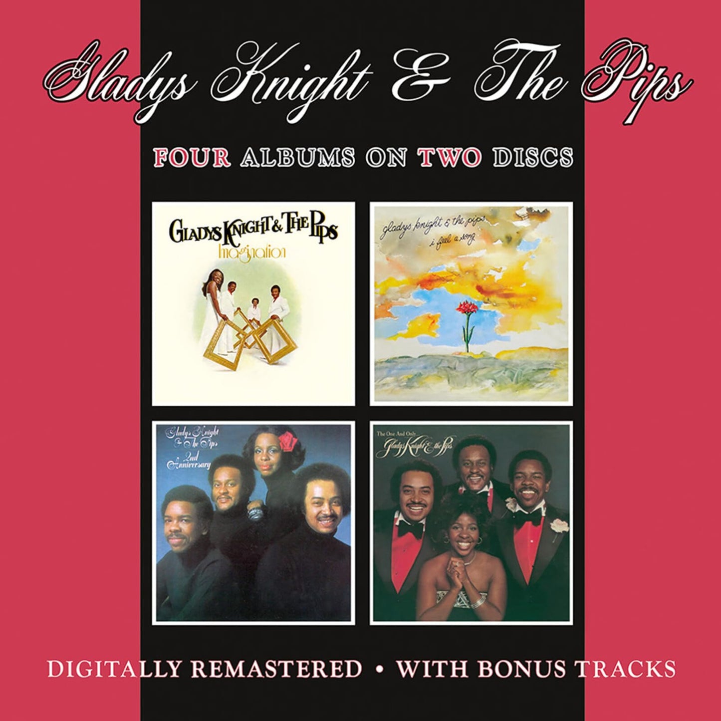 Gladys Knight & The Pips - Imagination/I Feel A Song/2Nd Anniversary/The One And Only... - Import 2 CD Bonus Track