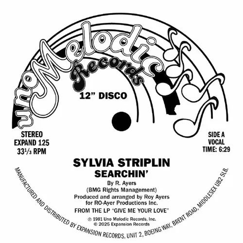 Sylvia Striplin - Searchin' - Import 12 inch Record
