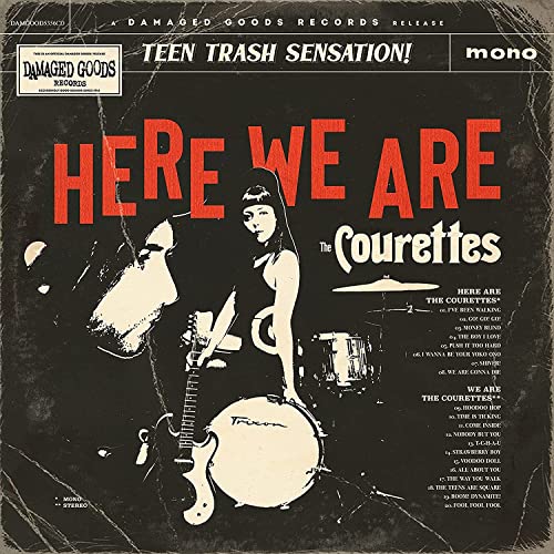 The Courettes - Here We Are The Courettes - Import CD
