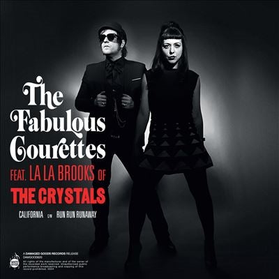 The Courettes - California - Import Red Vinyl 7inch Record