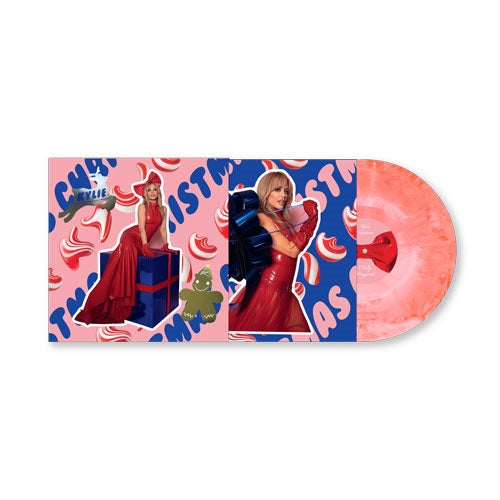 Kylie Minogue - Kylie Christmas (Fully Wrapped)(Retail Exclusive) - Import Pink & White Vinyl LP Record Limited Edition