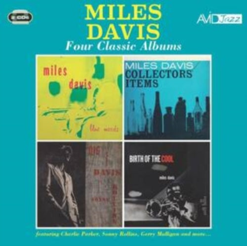 Miles Davis - Four Classic Albums (Blue Moods / Collectors Items / Dig / Birth Of The Cool) - Import 2 CD