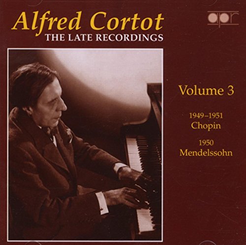 CHOPIN / MENDELSSOHN - Late Recording 3 1949-1951/1950 - Import CD