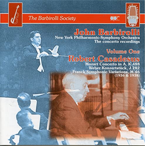 Mozart (1756-1791) - Piano Concerto.23: Casadesus, Barbirolli / Nyp +weber, Franck - Import CD
