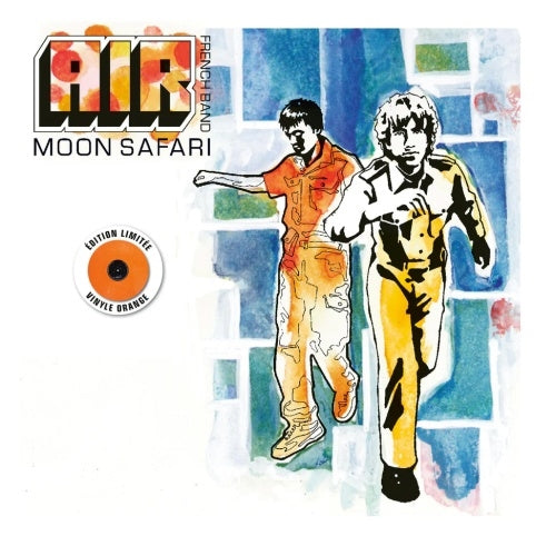 Air - Moon Safari - Import Orange Vinyl LP Record