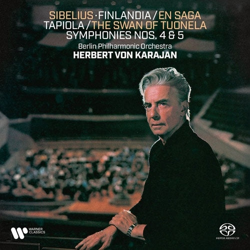 Herbert Von Karajan - Sibelius: Tone Poems & Symphonies Nos. 4-5 - Import 2 SACD Hybrid Limited Edition