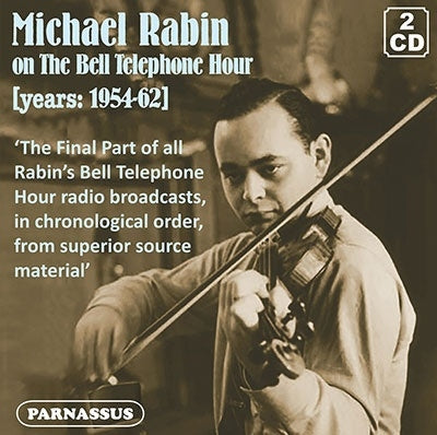 Michael Rabin - On The Bell Telephone Hour Years:1954-62 - Import 2 CD