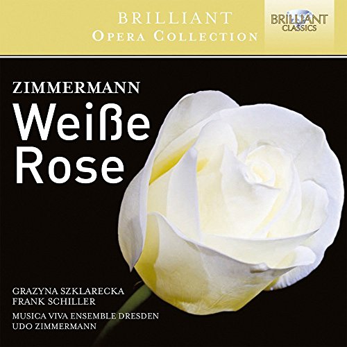 Zimmermann Udo (1943-2021) - Weisse Rose : U.Zimmermann / Musica Viva Ensemble Dresden, Szklareck, Schiller (1988 Stereo) - Import CD