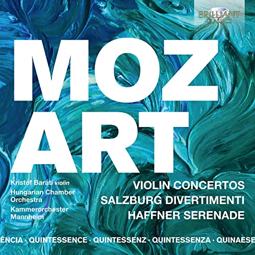 Mozart (1756-1791) - Complete Violin Concerto : Barati(Vn)Hungarian Co +Sinfonia Concertante K.364, Concertone.orch.works - Import 5 CD