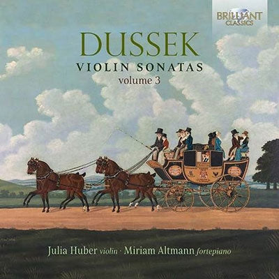 Miriam Altmann - Dussek: Violin Sonatas, Vol. 3 - Import CD
