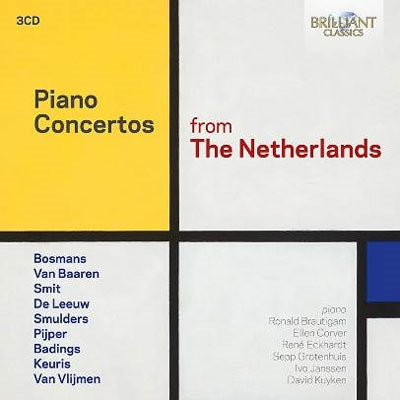 Ronald Brautigam - Piano Concertos From The Netherlands - Import 3 CD