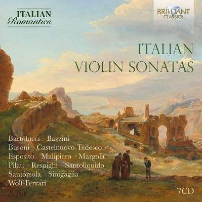 Davide Alogna - Italian Romantics Violin Sonatas - Import 7 CD Box Set