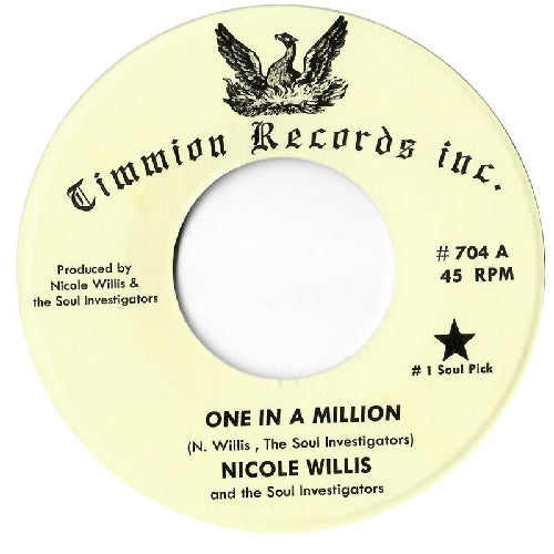 Nicole Willis & The Soul Investigators - One In A Million - Import Vinyl 7inch Single Record
