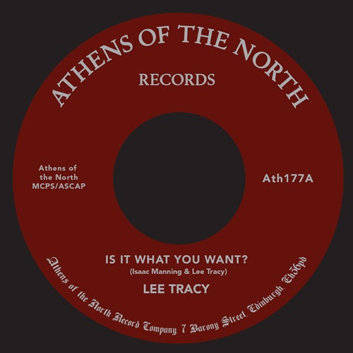 Lee Tracy 、 Isaac Manning - Is It What You Want? - Import 7inch Record