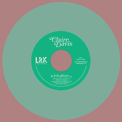 Claire Davis - Intuition / Get It Right - Import Color Vinyl 7inch Record