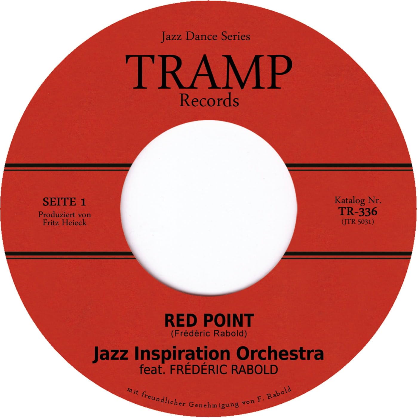 Frederic Rabold - Red Point - Import Vinyl 7 Inch Single Record