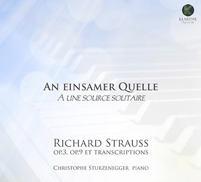 Christoph Strutzenegger - An Einsamer Quelle/A Une Source Solitaire/Digipack - Import CD