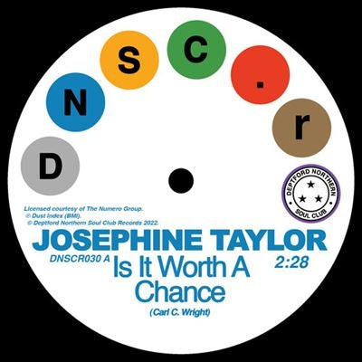 Josephine Taylor 、 Krystal Generation - Is It Worth A Chance/Satisfied - Import Vinyl 7inch Single Record