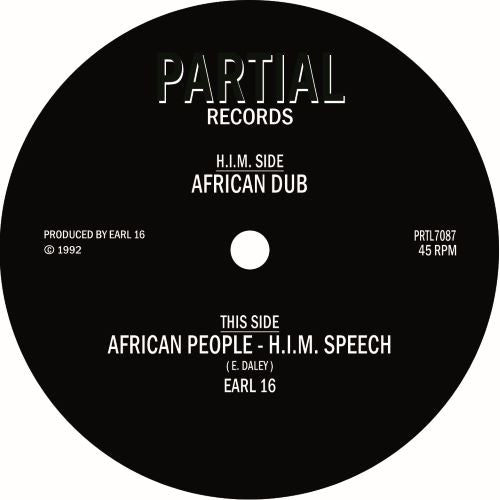 Earl Sixteen - African People: H.I.M. Speech - Import Vinyl 7’ Single Record