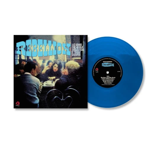 Jack Hammer - Rebellion - Jack Hammer Sings And Reads Songs And Poems Of The Beat Generation - Import Blue Vinyl LP Record