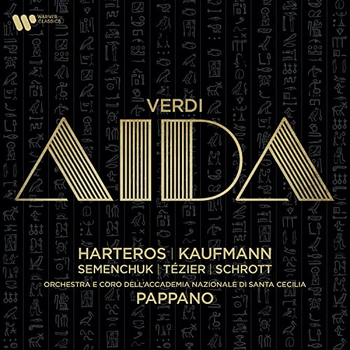 Antonio Pappano - Aida : Pappano / St Cecilia Academic Orchestra & Choir, Harteros, Jonas Kaufmann, Semenchuk, Tezier, Schrott, etc (2015 Stereo)(2CD) - Import CD