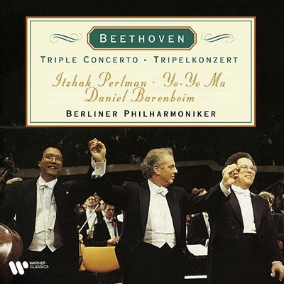 Itzhak Perlman Beethoven (1770-1827) - Triple Concerto: Perlman(Vn)Yo-Yo Ma(Vc)Barenboim(P)/ Bpo - Import 180g Vinyl LP Record Limited Edition