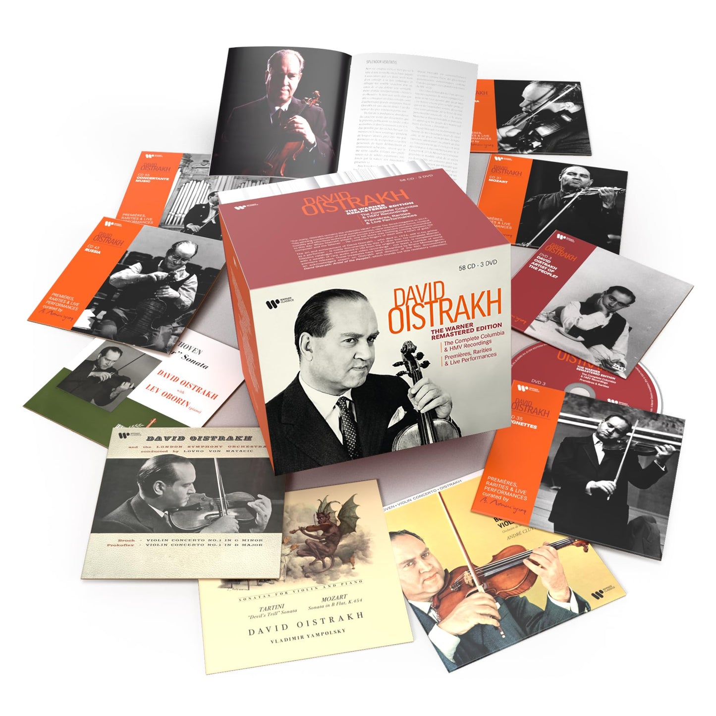 David Oistrakh - Warner Remastered Edition - Import 58 CD+3DVD Bonus Track