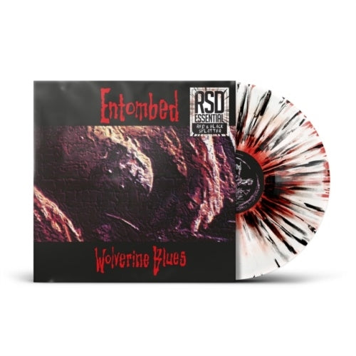 Entombed - Wolverine Blues - Import White With Red & Black Splatter Vinyl LP Record