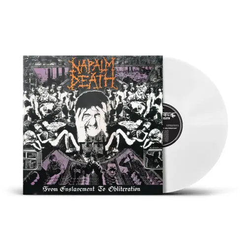 Napalm Death - From Enslavement To Obliteration - Import White Vinyl LP Record