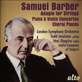 Samuel Barber - Barber: Adagio For Strings - Piano & Violin - Import CD