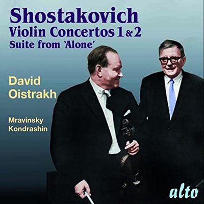Shostakovich / Oistrakh, David/ Ussr State Sym Orch - Violin Concertos 1 & 2 Suite From Alone - Import CD