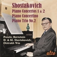 André Previn, Leonard Bernstein, New York Philharmonic, Willie Mabon, David Oistrakh, Sviatoslav Knushevitsky, Dmitri Shostakovich, Maxim Shostakovich - Klavierkonzerte 1 & 2/Klaviertrio 2/+ - Import CD