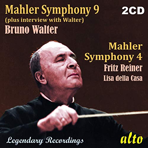 Walter, Bruno / Reiner, Fritz - Mahler: Symphony 9 (+interview) Symphony 4 - Import 2 CD