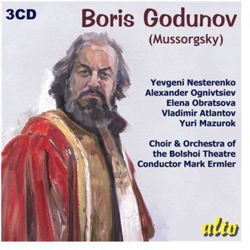 Mussorgsky, Modest (1839-1881) - Boris Godunov : Ermler / Bolshoi Theatre, Nesterenko, Obraztsova, Atlantov, etc (1985 Stereo)(3CD) - Import 3 CD