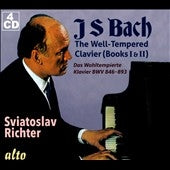 Sviatoslav Richter - J S Bach: The Well-Tempered Clavier 48 Preludes & Fugues - Import 4 CD