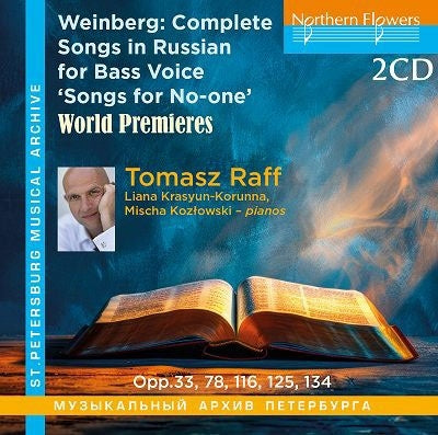 Tomasz Raff - Weinberg:Songs For No-One - Import 2 CD
