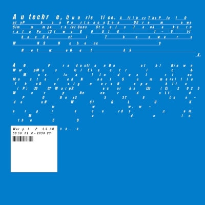 Autechre - Quaristice - Import Vinyl 2 LP Record