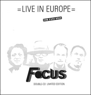 Focus - Live In Europe - Import 2 CD Limited Edition