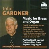 Gardner / Archibald / Cosmopolitan Brass - Gardner: Music for Brass & Organ - Import CD