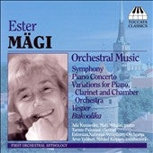 Estonian National Symphony Orchestra - Maegi: Orchestral Music / Ada Kuuseoks(p), Mati Mikalai(p), Tarmo Pajusaar(cl), Arvo Volmer(cond), Estonian National Symphony Orchestra, etc - Import CD