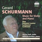 Alyssa Park - G.Schurmann: Music for Violin and Piano - Import CD