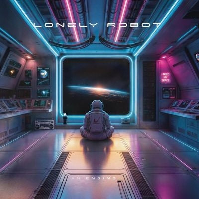 Lonely Robot - An Ending - Import Trans Sky Blue & Trans Violet Vinyl 2 LP Record Limited Edition
