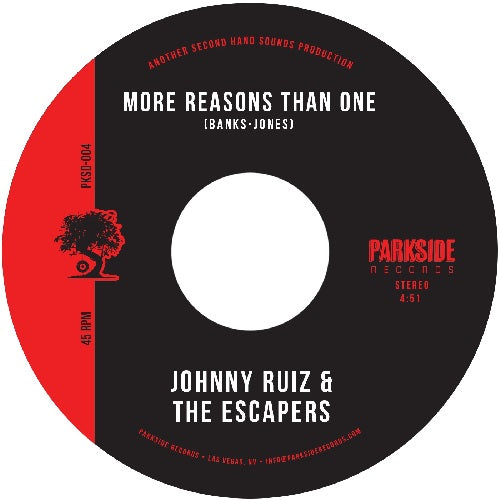 Johnny Ruiz And The Escapers - More Reasons Than One - Import Vinyl 7inch Single Record