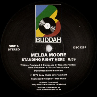 Melba Moore - Standing Right Here/Make Me Believe In You - Import Vinyl 12inch Record