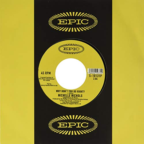 Nichelle Nichols - Know What I Mean - Import Dinked Vinyl 7inch Single Record